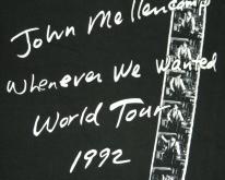  JOHN COUGAR MELLENCAMP 1992 LOCAL CREW TOUR 
