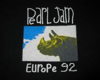 1992 PEARL JAM - WORLD JAM EUROPE - VINTAGE T-SHIRT