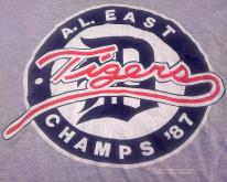  1987 Detroit Tigers AL East Champs baseball 