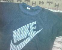 NIKE Blue label 80s sweat  huge Swoosh block letters