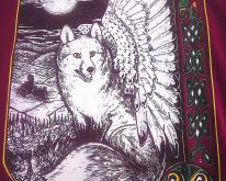  1986 Flying Wolf 90s winged celtic fantasy 