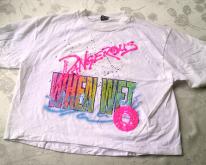 80s NEON Knotsberry Farm  Dangerous When Wet 