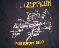  Led Zeppelin 1980 Over Europe Tour  SMALL S 