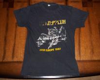  Led Zeppelin 1980 Over Europe Tour  SMALL S 