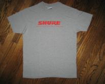 SHURE..Sound of Professionals microphone T-shirt 80s Vintage