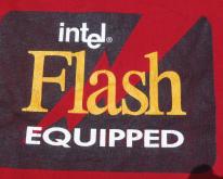  1990s Intel Flash Equipped Red  XL