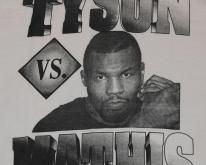  90s MIKE TYSON vs Buster Mathis Boxing  White