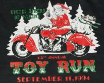  1990s Santa Claus Biker