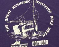  1980s Barrel Boat Maine River Race