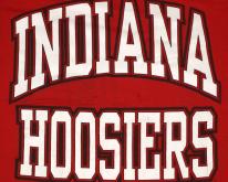  1980s Indiana University Hoosiers Red  