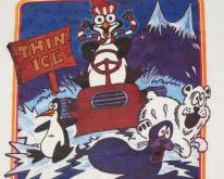 1980s INTELLIVISION Thin Ice Penguin Video Game 