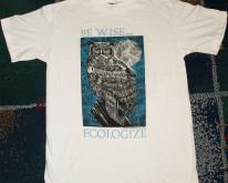  90s 1992 Owl Earth Friendly Ecology 