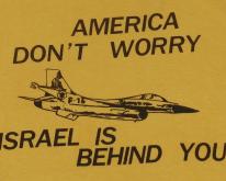80s ISRAEL AMERICA UNITED STATES Military Jet 
