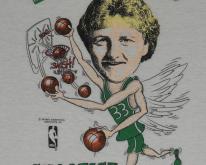  1980s LARRY BIRD Boston Celtics Caricature 