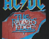  1990 AC/DC Razors Edge Concert Tour 