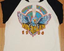  1984 VAN HALEN Concert Tour  Raglan