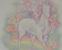  Eureka Springs Arkansas Unicorn Rainbow 1990s 90s t-