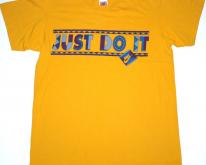 90s NIKE JUST DO IT Yellow Grey Tag Red Swoosh 