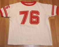  1976 Football Jersey Ringer  1970s