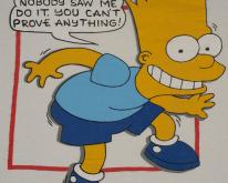  1990 BART SIMPSON You Can't Prove Anything 