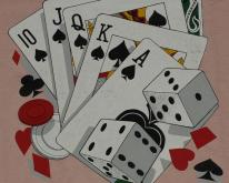  Pink Royal Flush Poker Vegas Dice 