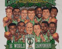  Boston Celtics Anniversary Caricature 