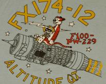 1980s Calvin Hobbes F16 Jet Engine Lightening 
