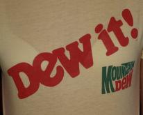  1970s Mountain Dew Yellow Logo Promo