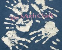  1980s Chalk Hand Print