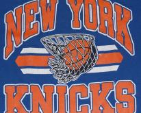 1980s New York Knicks NBA Basketball Blue 