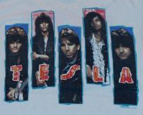  80s 1989 Tesla Hang Tough World Tour Concert 