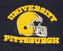 1970s University of Pittsburgh Pitt Football Helmet 