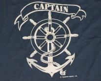 1980s Captain Ship Wheel Helm & Achor Screen Stars 