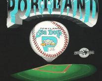  1990s Portland Sea Dogs Minor League Baseball T-Shir