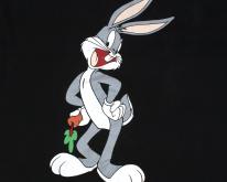  1990s Bugs Bunny 2-Sided Black Looney Tunes 