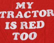  My Tractor Is Red Too Novelty 50/50