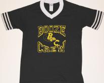  1980s BOOZE CREW Football Tailgating Ringer 