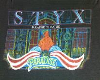  STYX.paradise theatre PROMO T'SHIRT 80s