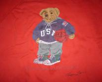 Vintage Polo Bear Basket Ball Ralph Lauren Sweatshirt