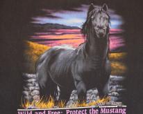  90s 3D Emblem Protect the Mustang Wild & FreeM