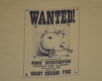  80s 90s Mrs O'Leary Cow Chicago Fire  XL XXL