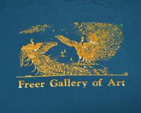 RARE  90s Freer Gallery of Art Gold Foil  Sz L
