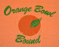  70s Orange Bowl Bound Rayon Tri-Blend  S-M