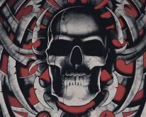  90s All-Over Print Skull  - L, XL