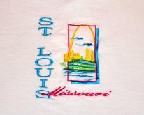 Vinatsge 90s St. Louis Missouri Stitched Design -M, L