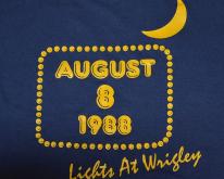  80s Wrigley Field Lights Chicago Cubs  - L