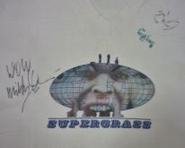  1995 SUPERGRASS US TOUR FULL AUTOGRAPHED 