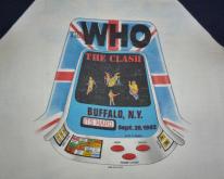  1982 THE WHO THE CLASH TOUR JERSEY 