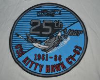  1986 25th Year USS KITTY HAWK CV-63 Hoodie 