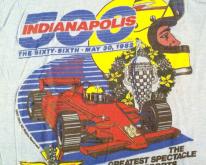  1982 Indy 500 super soft and thin, 